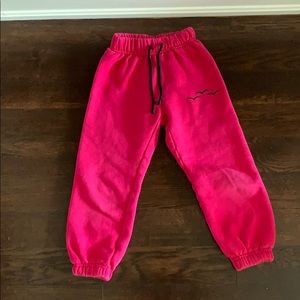 Girls size 4 pink lazy pants